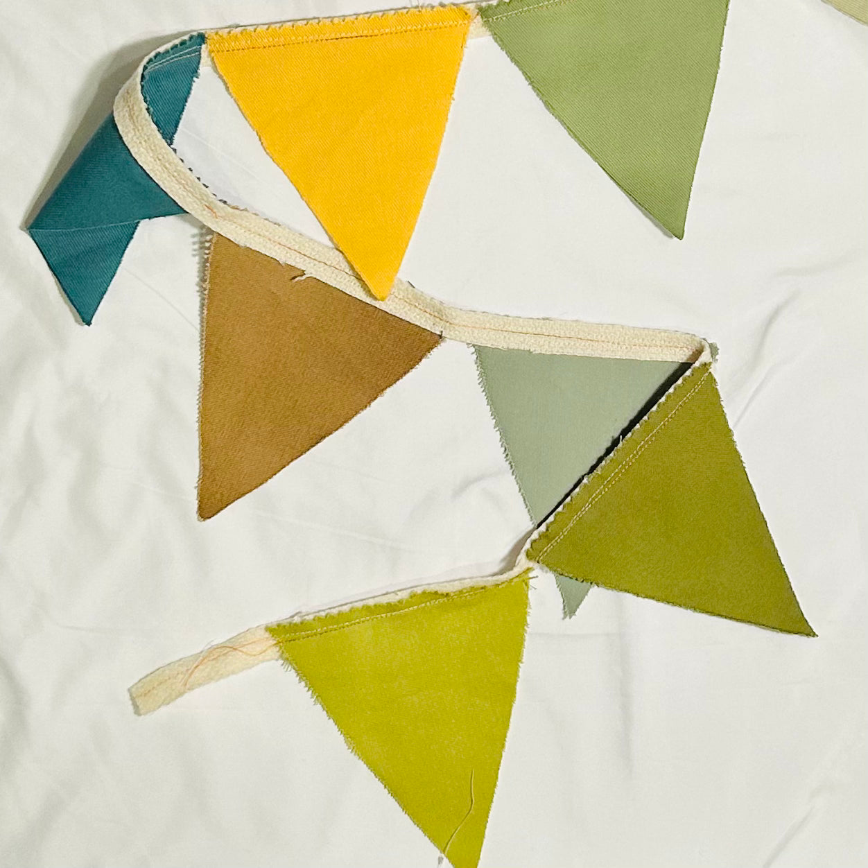 Green Multi Bunting Banner, 50 inches