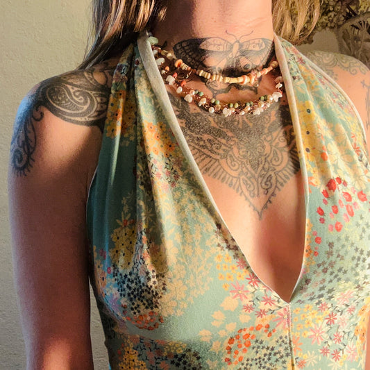 It’s Like Butter Baby Multi-Style Wrap Halter, UpCycled Fabric Handmade Fashion