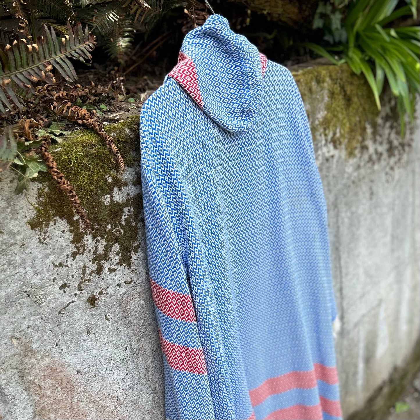 Swim/Sun/Nap Hooded Robe, UpCycled Fashion