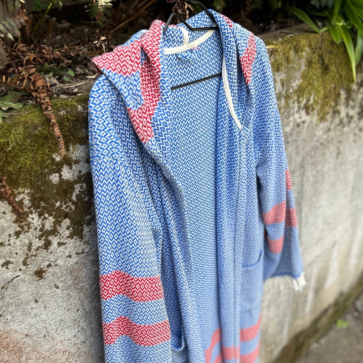 Swim/Sun/Nap Hooded Robe, UpCycled Fashion