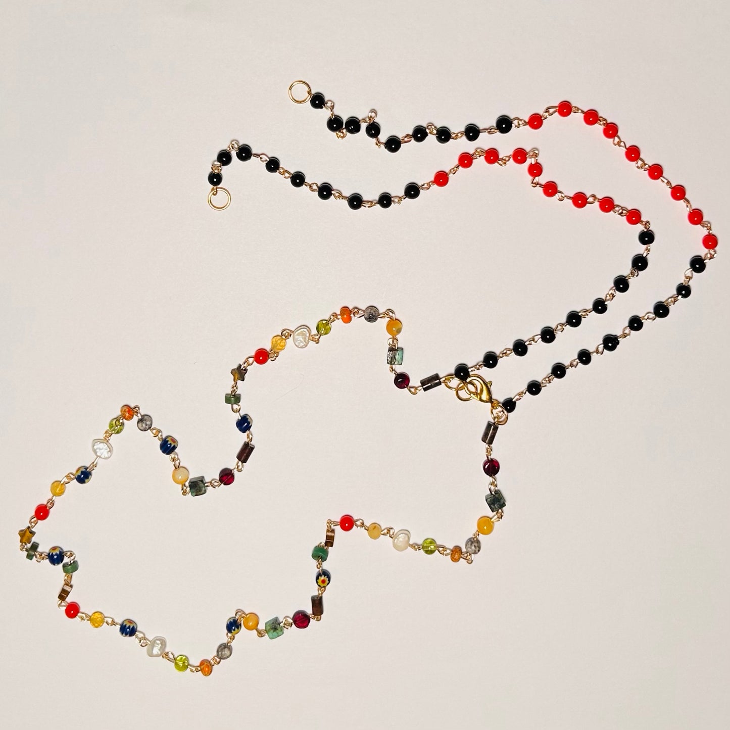 Is it Poisonous?, Beaded Chain Adjustable Long Lariat Necklace