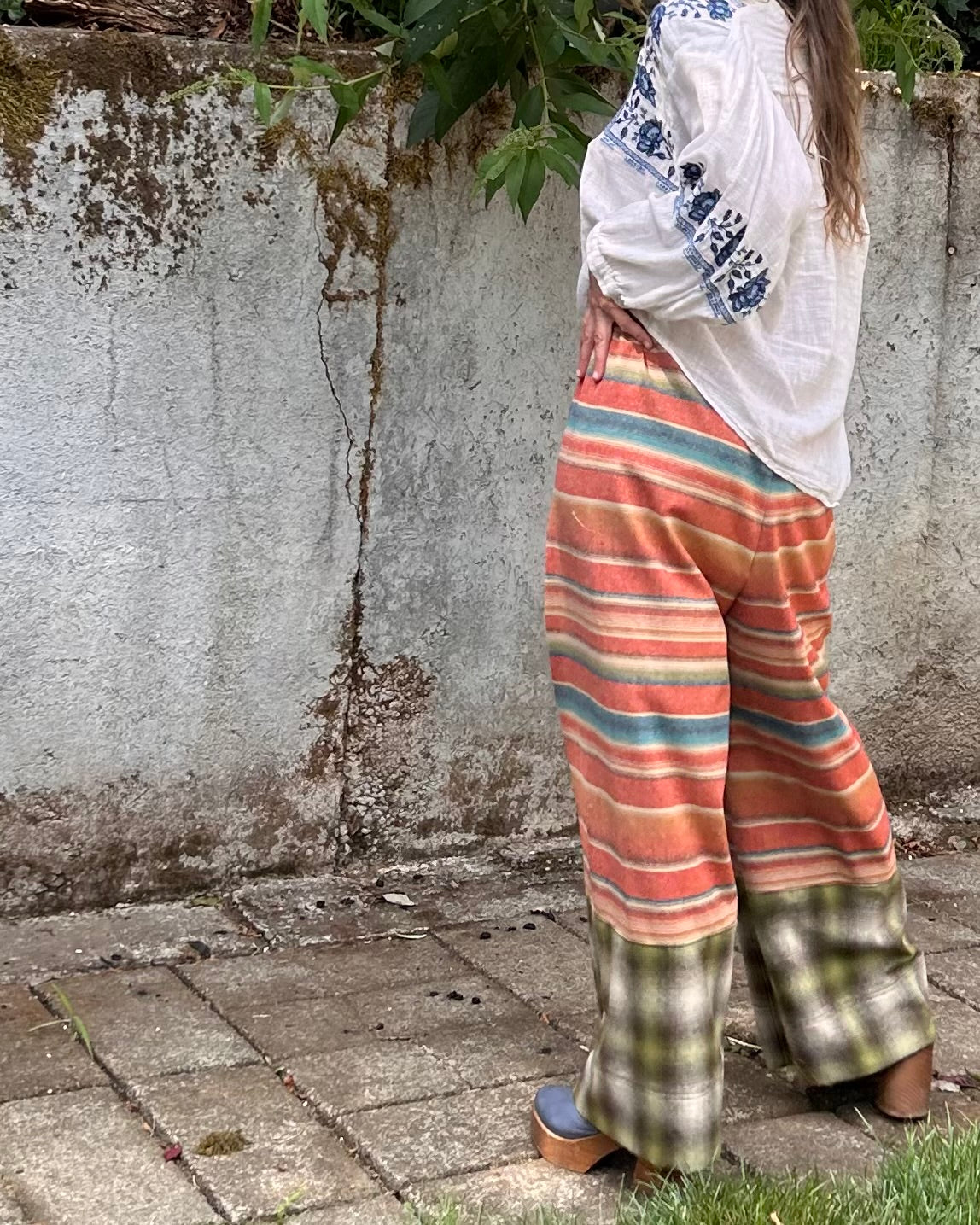 Warm Regards, Wide Leg Pants, UpCycled Fashion