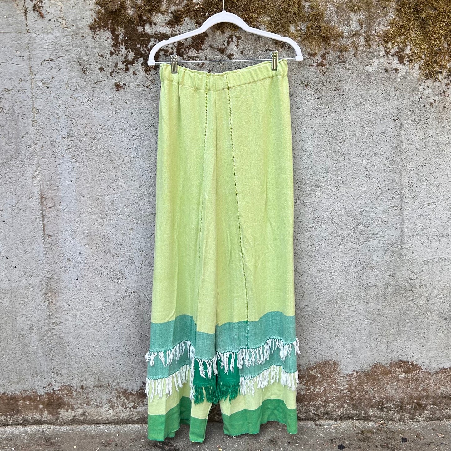 Blanket Statement, Wide Leg Pants, UpCycled Fashion