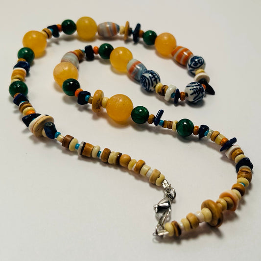 Mellow Journey, Beaded Necklace